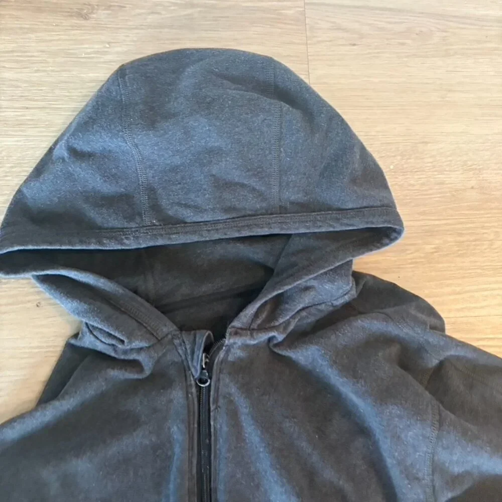 ** Lululemon Mens Full Zip Hoodie Gray Size Large Long Sleeves sweatshirt